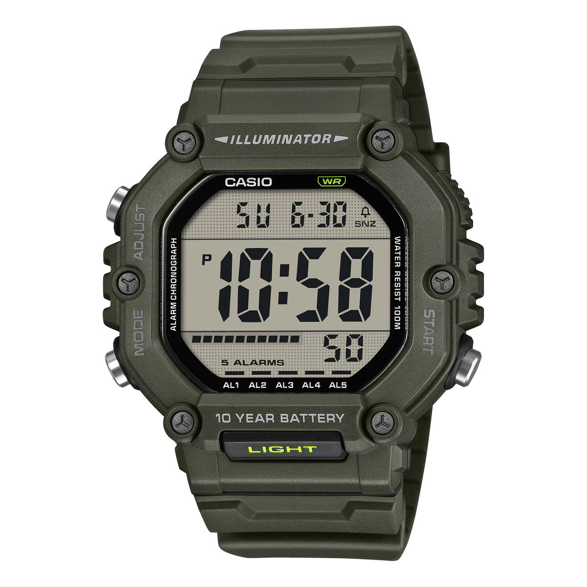 Casio AE-1600HX-3AV Deportivo Juvenil Digital