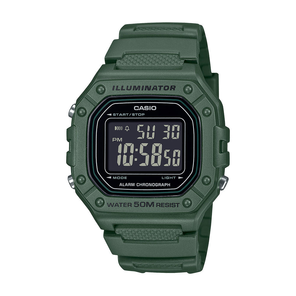 Casio W-218H-3BV Reloj Digital 50 M