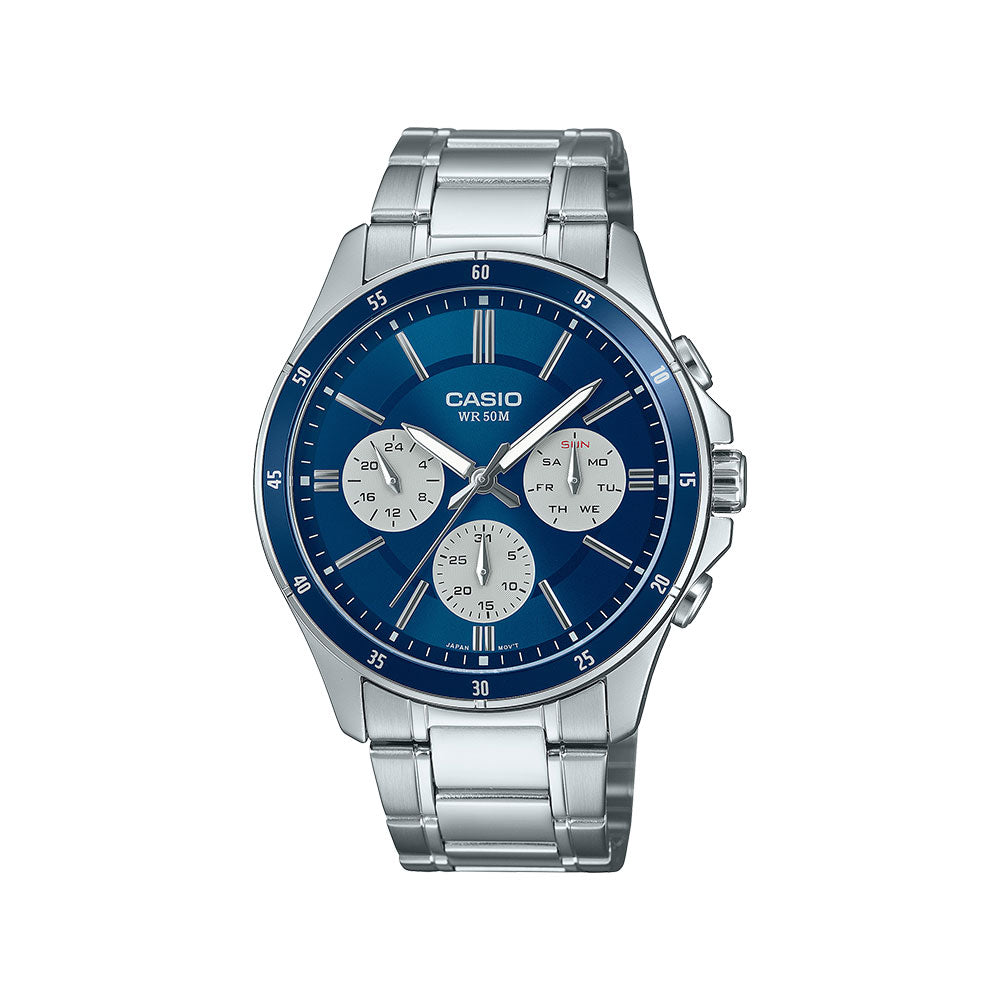Casio MTP-1374D-2A3V Reloj Analógico Resistente al agua