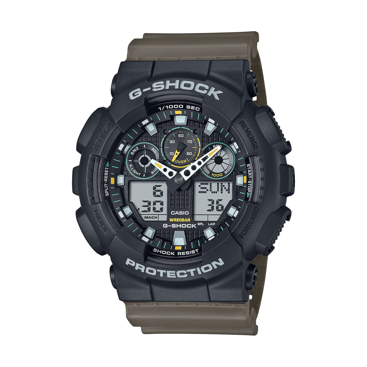Casio GA-100TU-1A3 G-SHOCK 200 M