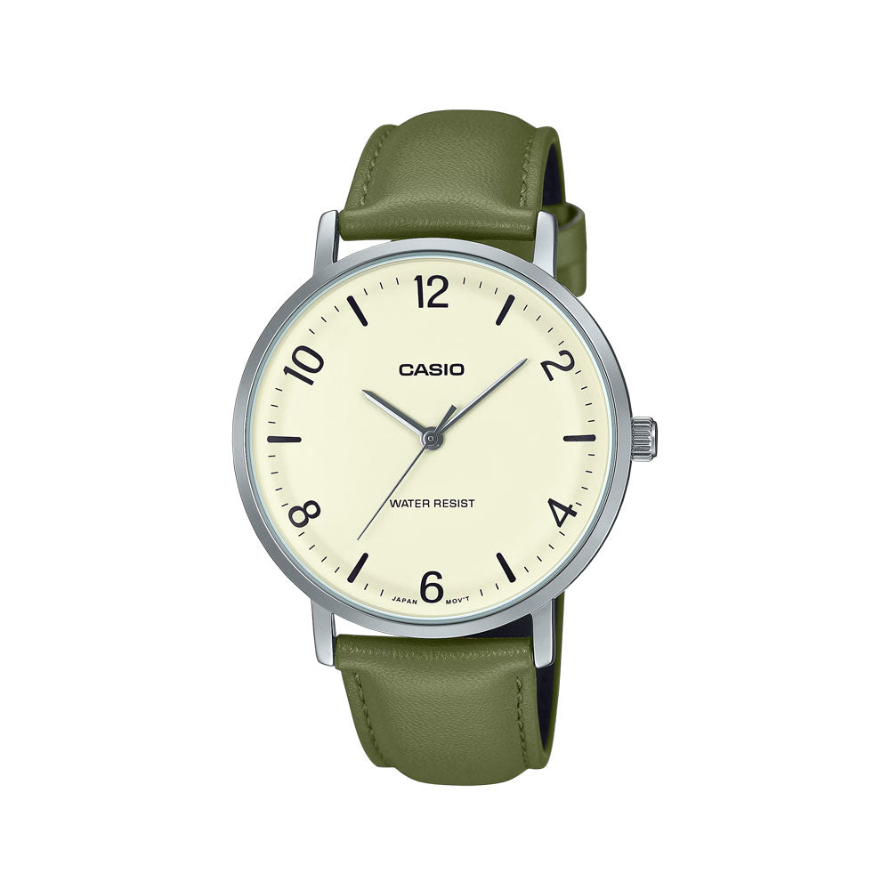 Casio MTP-VT03L-7B Reloj Analógico Resistente al agua