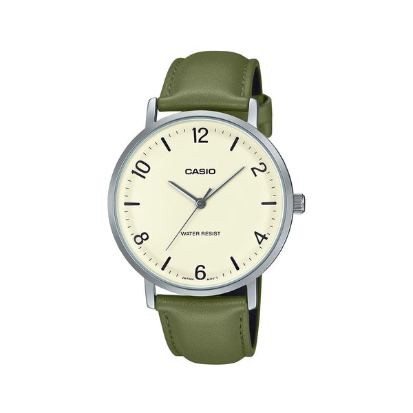 Casio MTP-VT03L-7B Reloj Analógico Resistente al agua