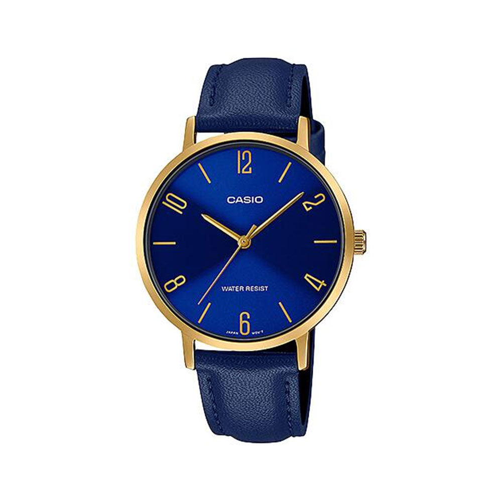 Casio LTP-VT01GL-2B Reloj Analógico Resistente al agua