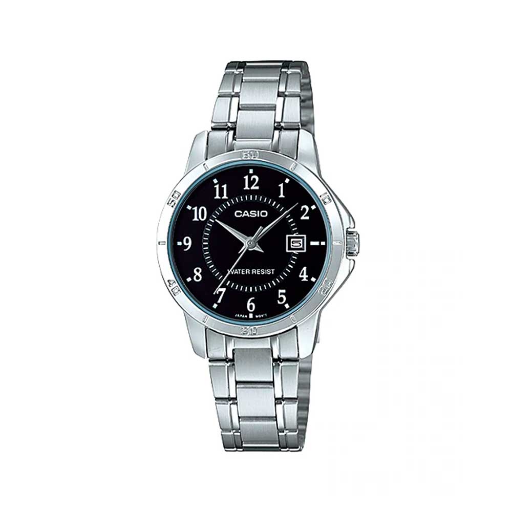 Casio LTP-V004D-1B Reloj Analógico Resistente al agua