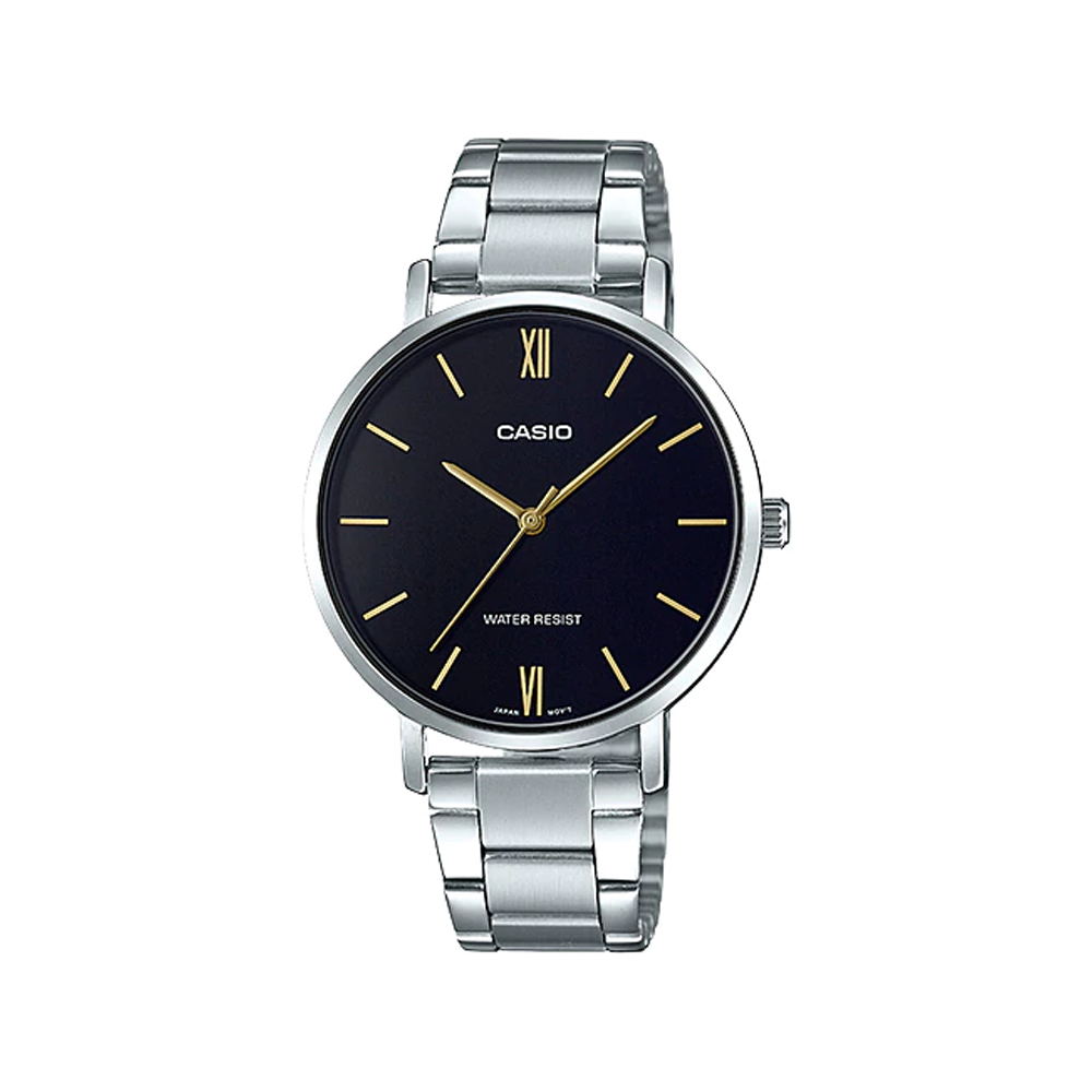 Casio LTP-VT01D-1B Reloj Analógico Resistente al agua