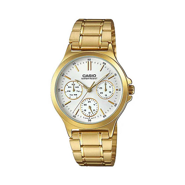 Casio LTP-V300G-7A Reloj Analógico Resistente al agua