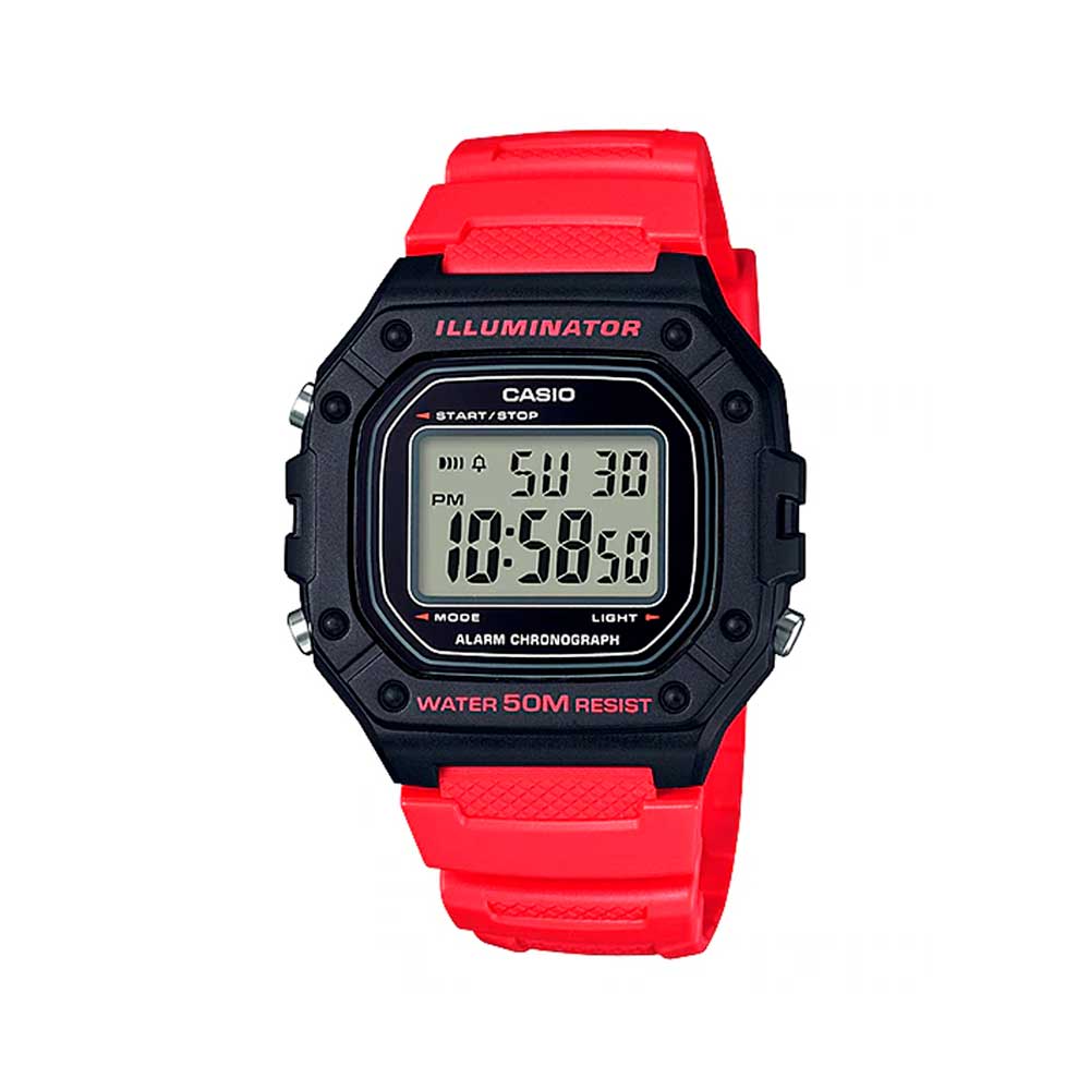 Casio W-218H-4BV Reloj Digital 50 M