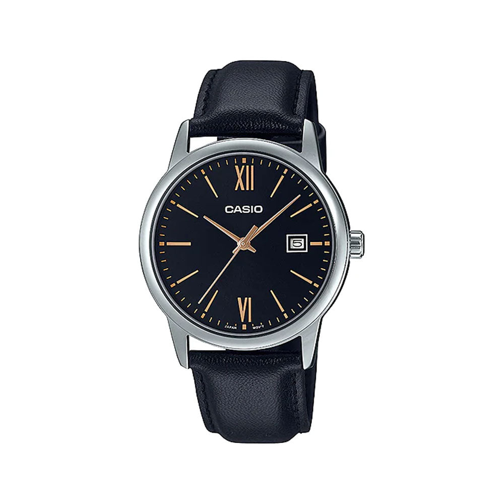 Casio MTP-V002L-1B3 Reloj Analógico Resistente al agua