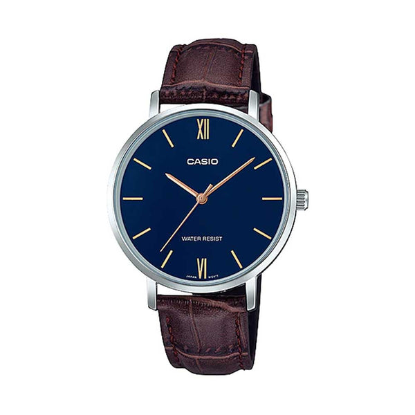 Casio LTP-VT01L-2B Reloj Analógico Resistente al agua