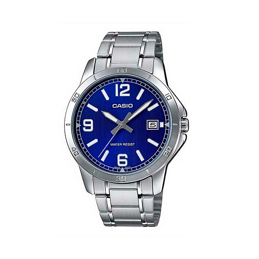 Casio MTP-V004D-2B Reloj Analógico Resistente al agua