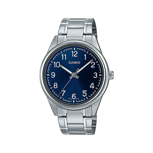 Casio MTP-V005D-2B4 Reloj Analógico Resistente al agua