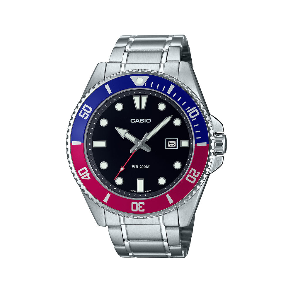 Casio MDV-107D-1A3V Reloj Analógico 100 M