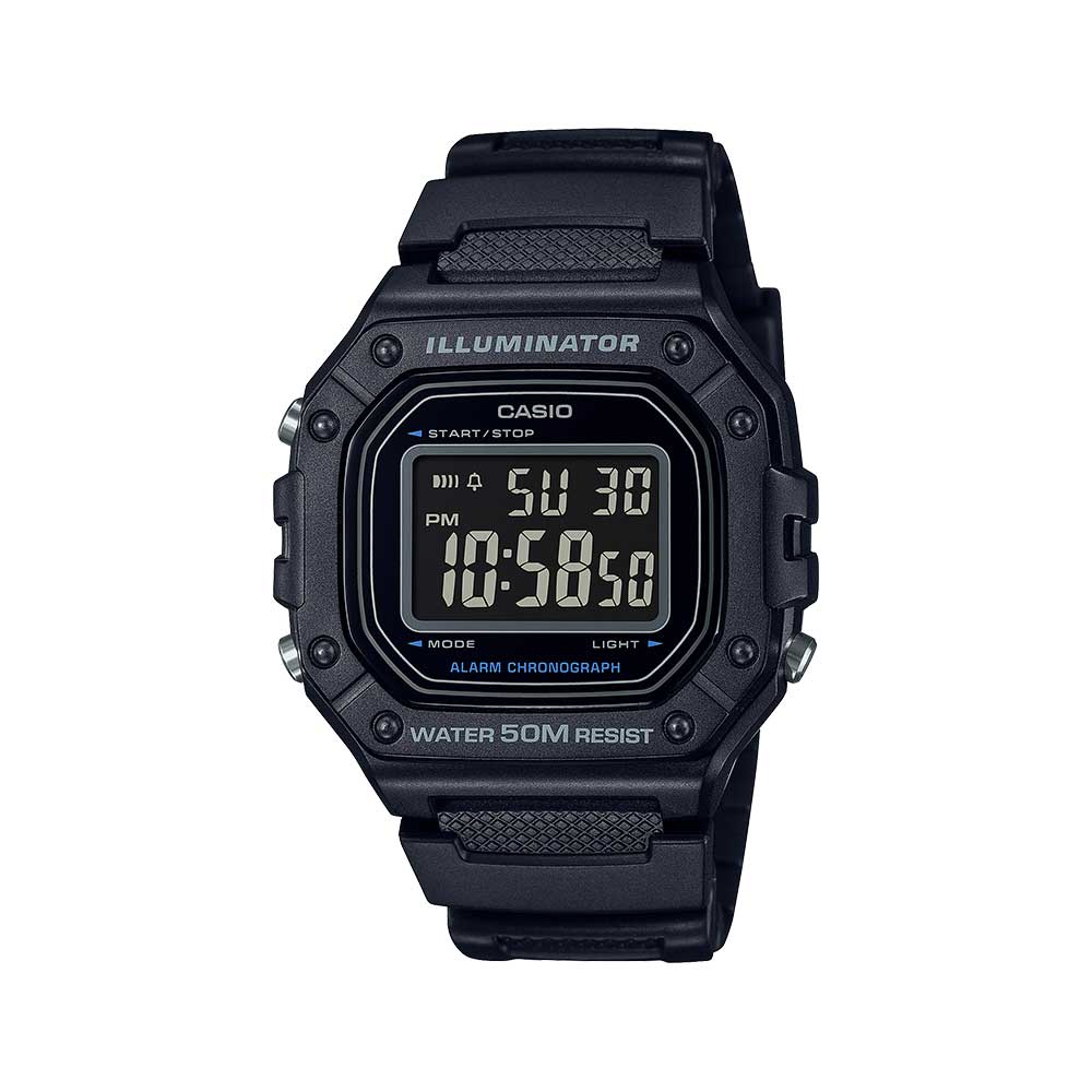 Casio W-218H-1BV Reloj Digital 50 M