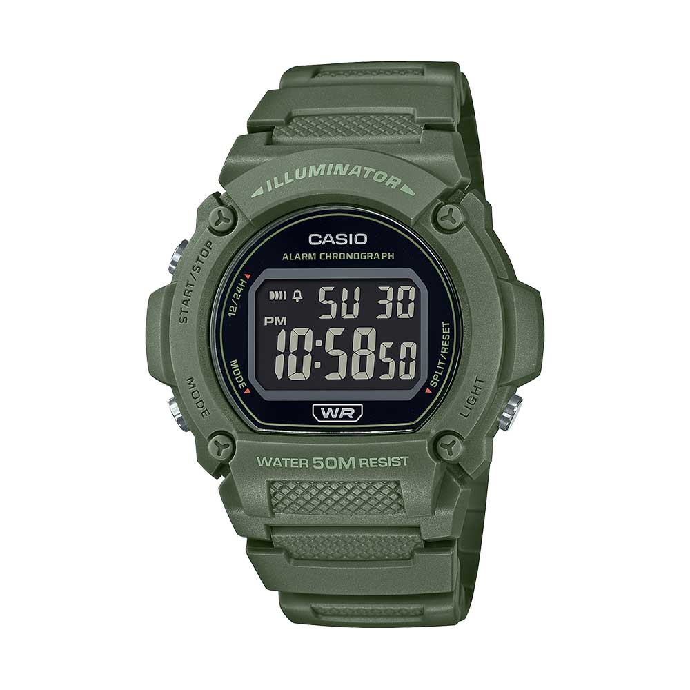 Casio W-219HC-3BV Reloj Digital 50 M