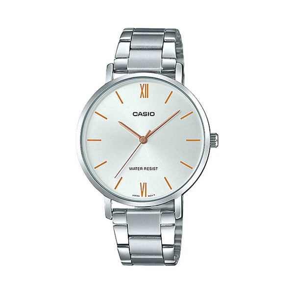 Casio LTP-VT01D-7B Reloj Analógico Resistente al agua