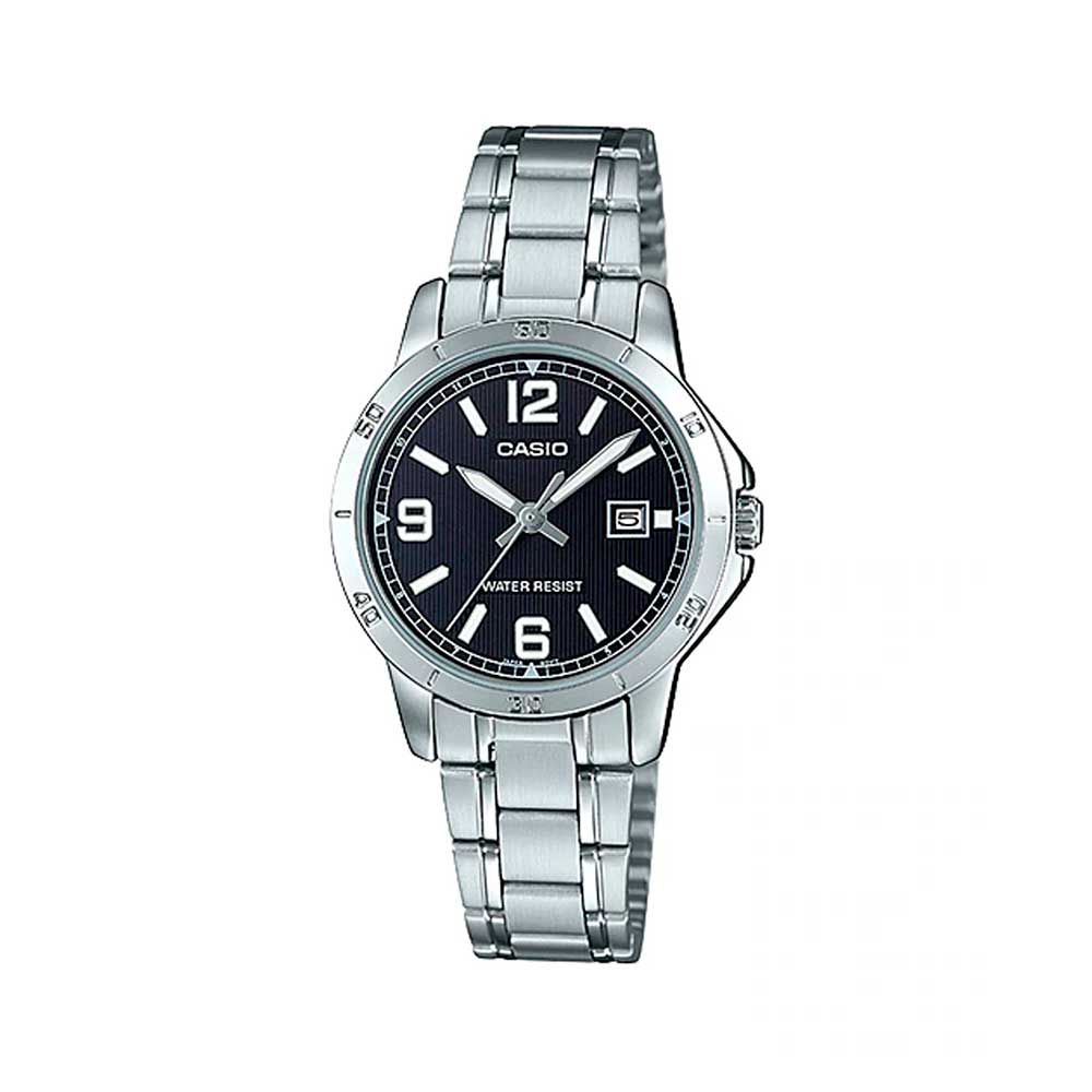 Casio LTP-V004D-1B2 Reloj Analógico Resistente al agua