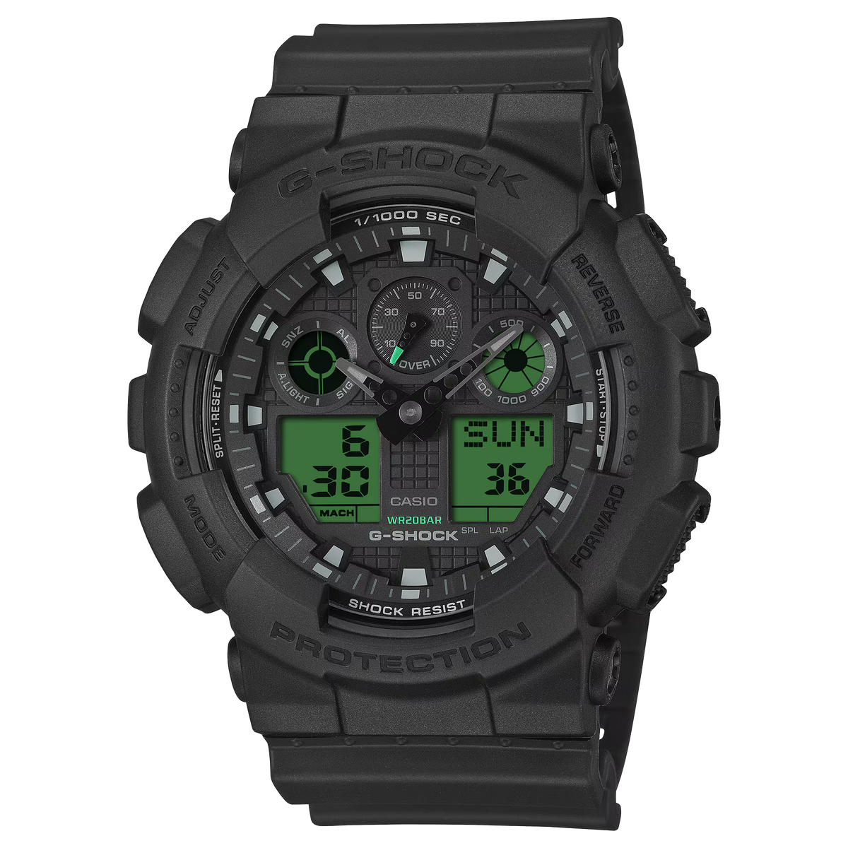 Casio GA-100BEG-1A G-SHOCK Analógico Digital