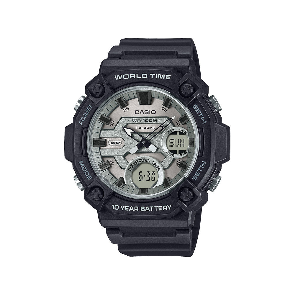 Casio AEQ-120W-7AV Reloj Ana-digi 100 M