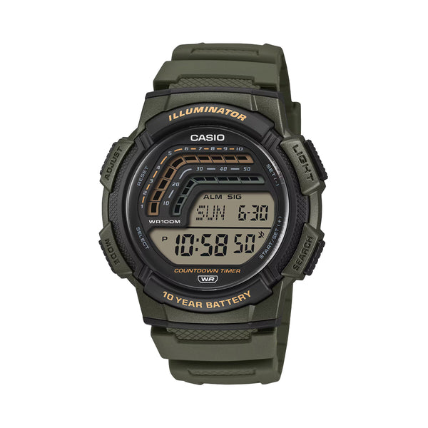 Casio WS-1800-3AV Reloj Digital 100 M