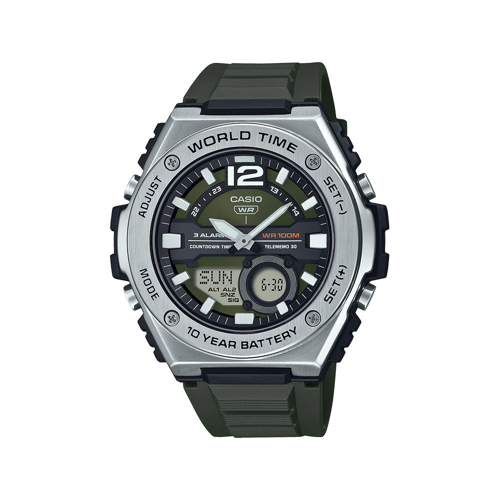 Casio MWQ-100-3AV Reloj Digital Resistente al agua