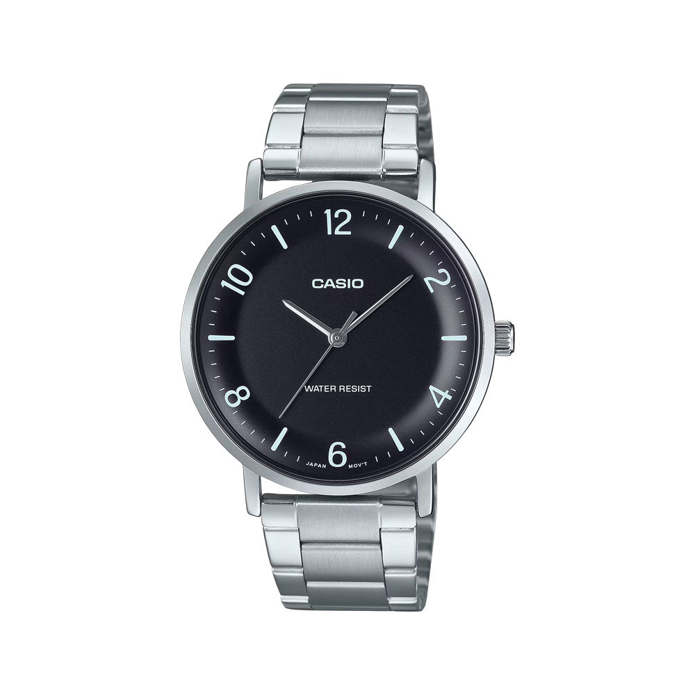 Casio MTP-VT03D-1B Reloj Analógico Resistente al agua