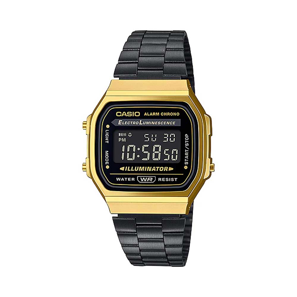 Casio A-168WEGB-1B Vintage Digital