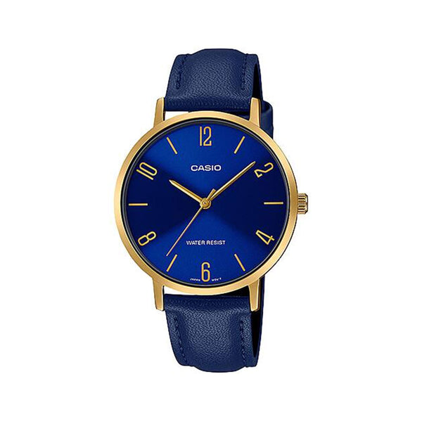 Casio LTP-VT01GL-2B Reloj Analógico Resistente al agua