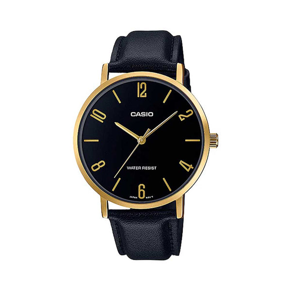 Casio MTP-VT01GL-1B2 Reloj Analógico Resistente al agua