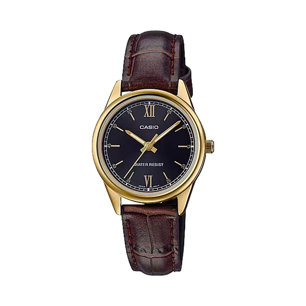 Casio LTP-V005GL-1B2 Reloj Analógico Resistente al agua
