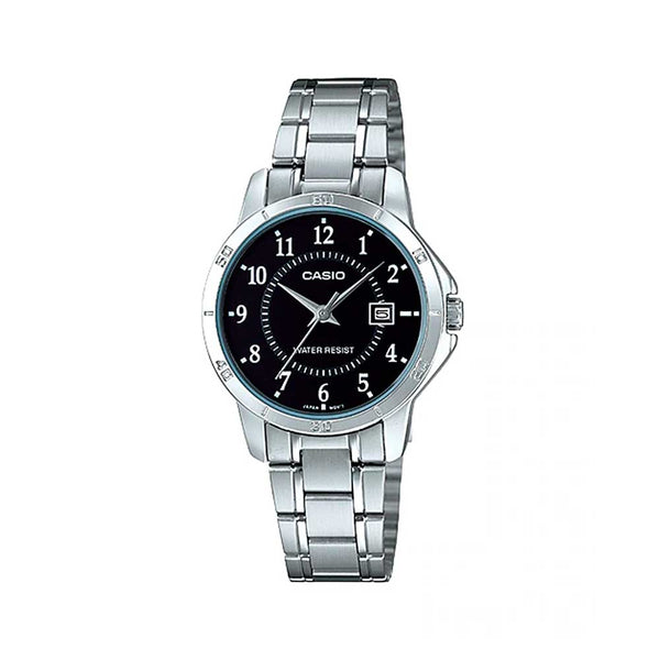 Casio LTP-V004D-1B Reloj Analógico Resistente al agua