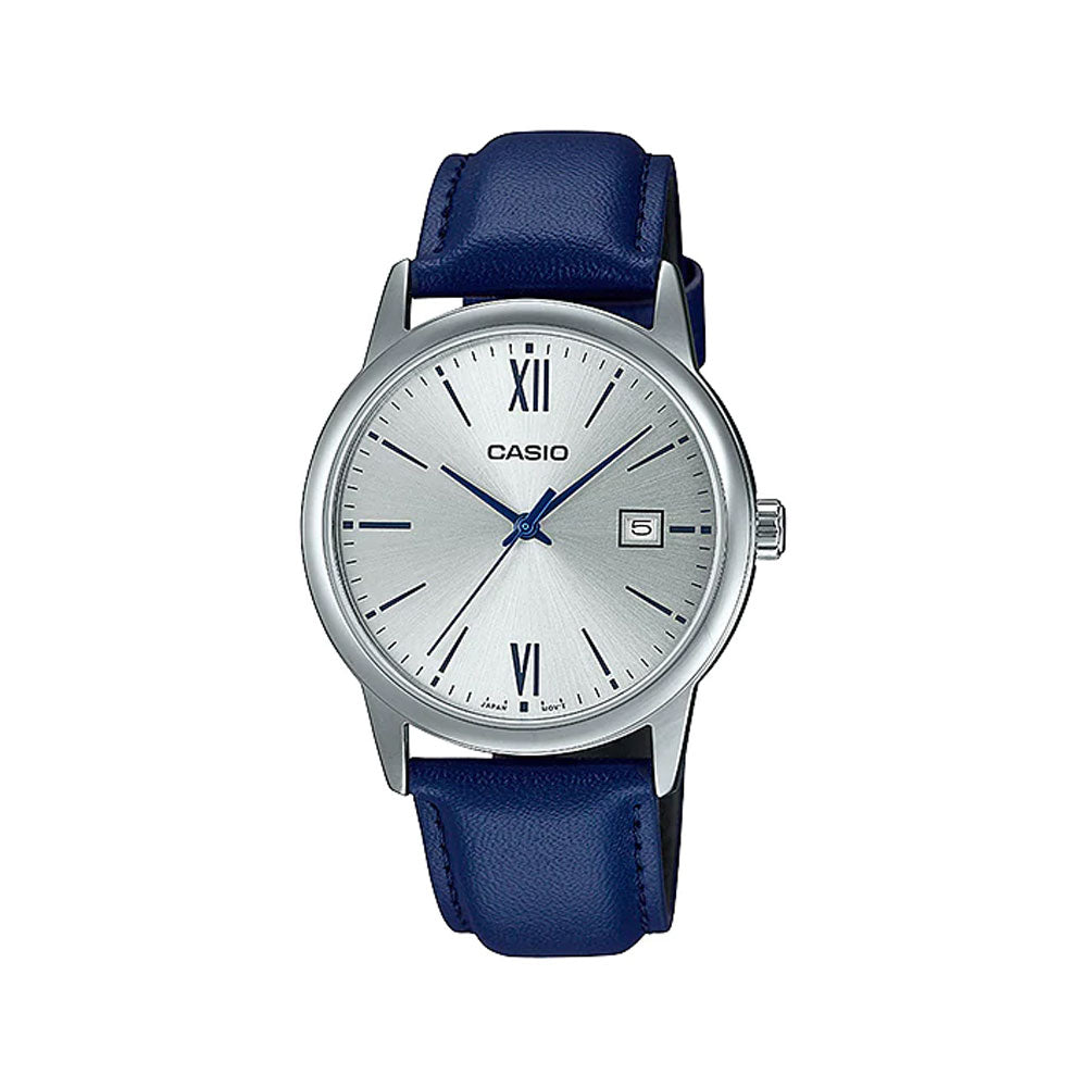 Casio MTP-V002L-2B3 Reloj Analógico Resistente al agua