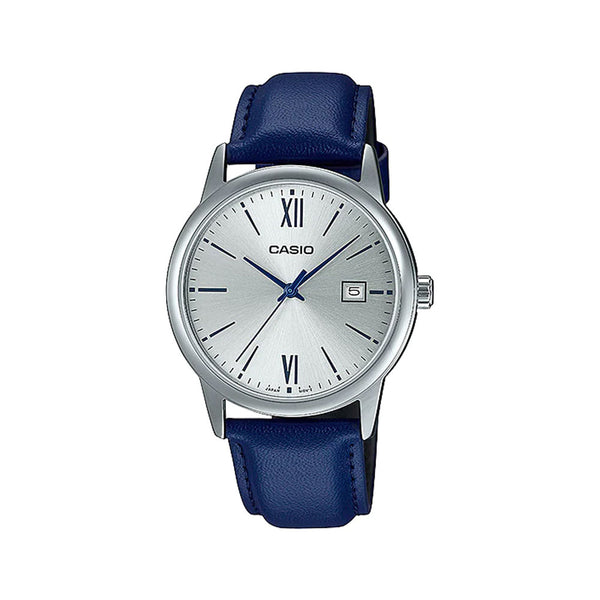 Casio MTP-V002L-2B3 Reloj Analógico Resistente al agua