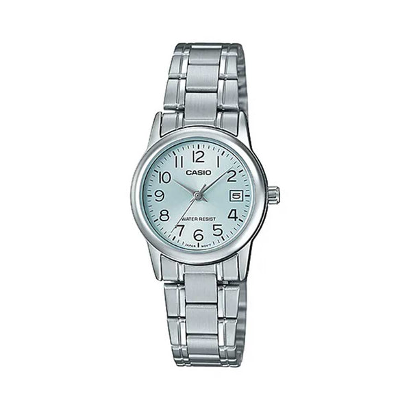 Casio LTP-V002D-2B Reloj Analógico Resistente al agua