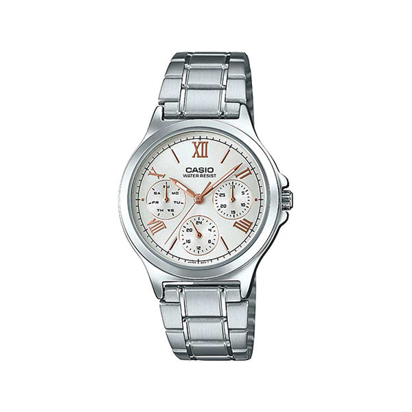 Casio LTP-V300D-7A2 Reloj Analógico Resistente al agua