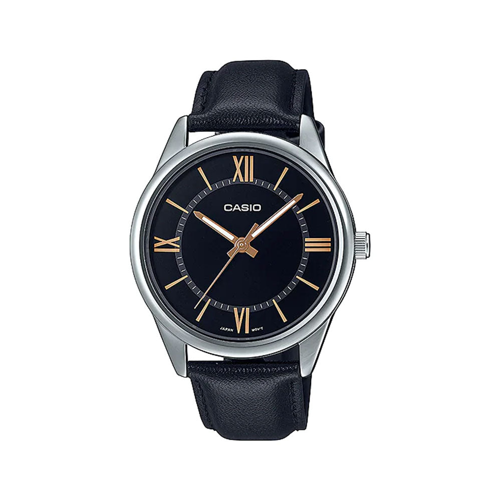Casio MTP-V005L-1B5 Reloj Analógico Resistente al agua