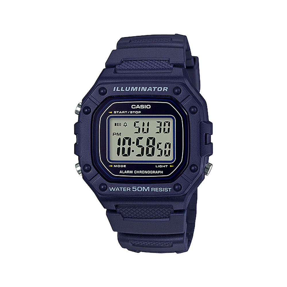 Casio W-218H-2AV Reloj Digital 50 M