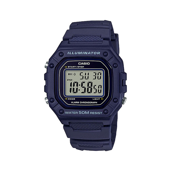 Casio W-218H-2AV Reloj Digital 50 M
