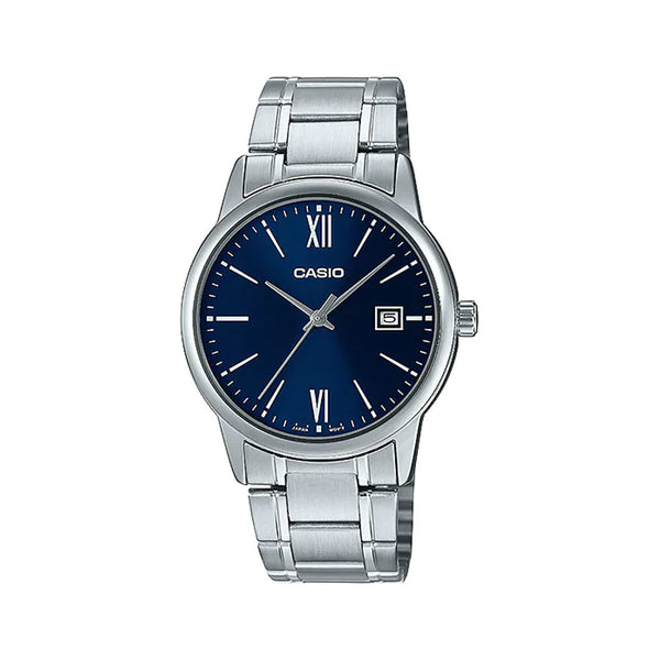 Casio MTP-V002D-2B3 Reloj Analógico Resistente al agua
