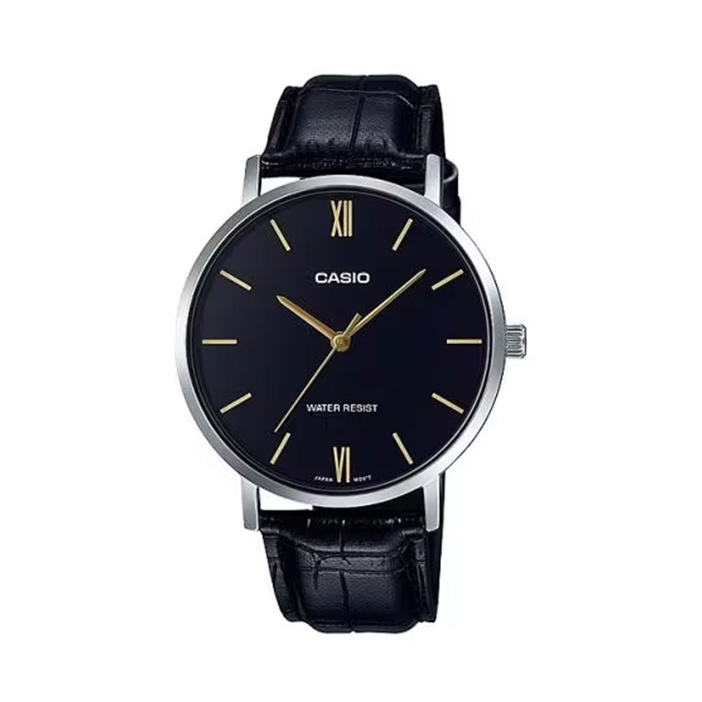 Casio MTP-VT01L-1B Reloj Analógico Resistente al agua