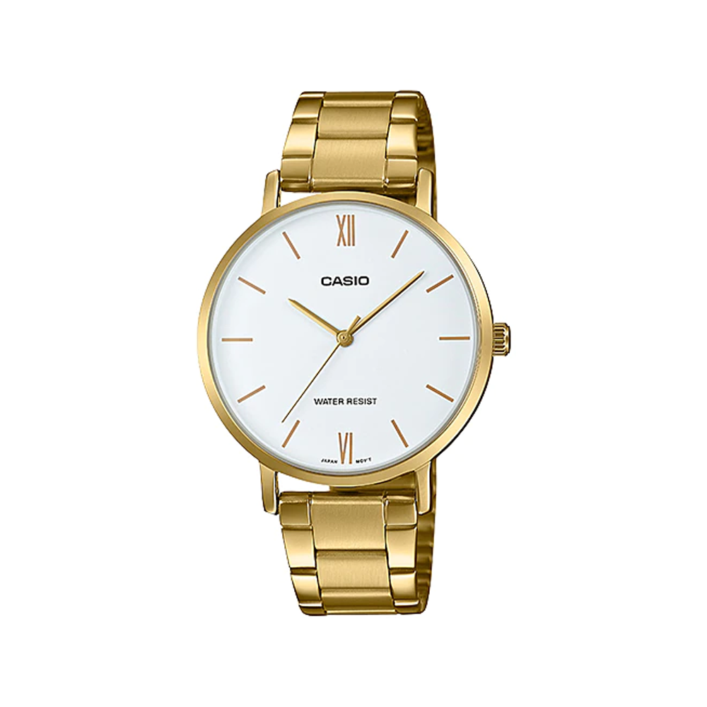 Casio LTP-VT01G-7B Reloj Analógico Resistente al agua