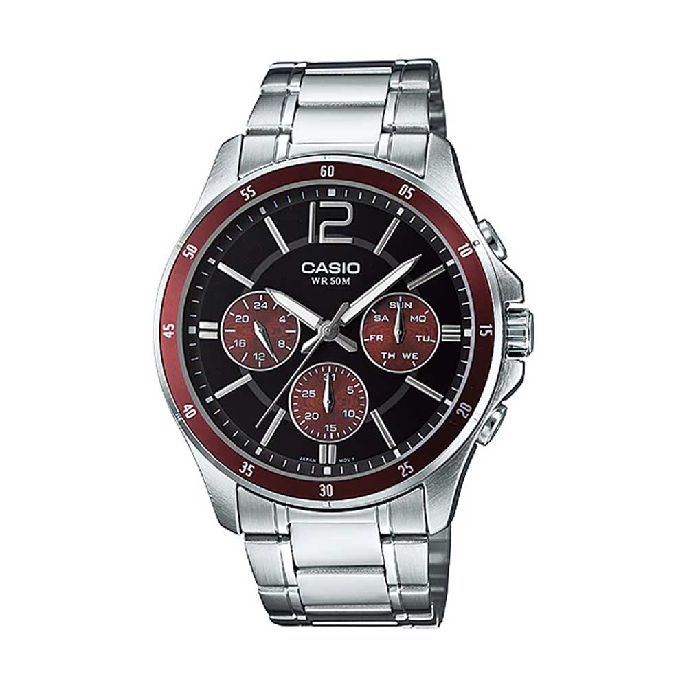 Casio MTP-1374D-5AV Reloj Analógico Resistente al agua