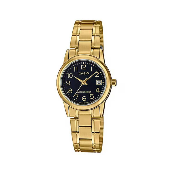 Casio LTP-V002G-1B Reloj Analógico Resistente al agua