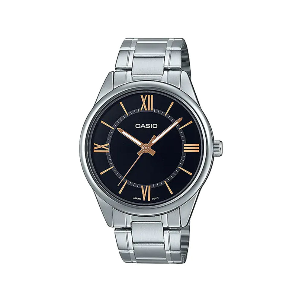 Casio MTP-V005D-1B5 Reloj Analógico Resistente al agua
