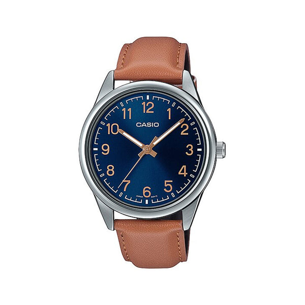 Casio MTP-V005L-2B4 Reloj Analógico Resistente al agua