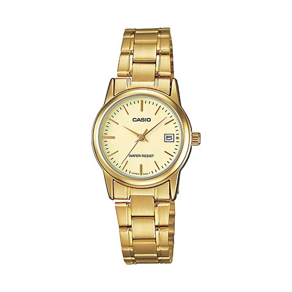 Casio LTP-V002G-9A Reloj Analógico Resistente al agua