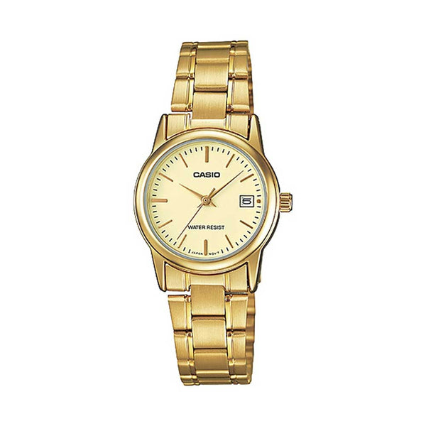 Casio LTP-V002G-9A Reloj Analógico Resistente al agua