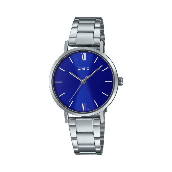 Casio LTP-VT02D-2A Reloj Analógico Resistente al agua